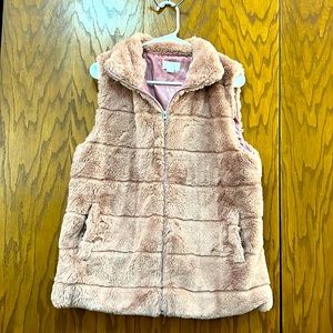 Top It Off Pink Faux Fur Vest